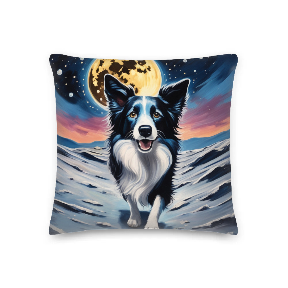PugMug Custom Border Collie Premium Pillow