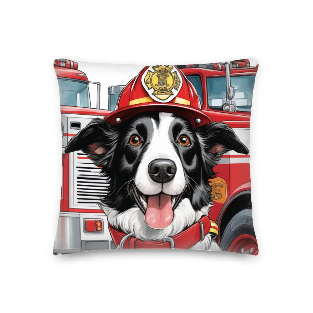 PugMug Custom Border Collie Premium Pillow