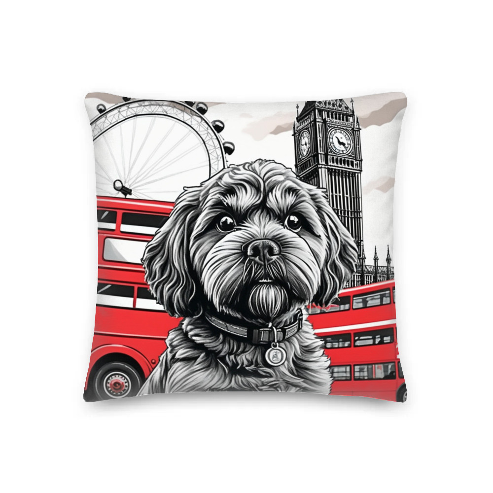 PugMug Custom Lily Premium Pillow