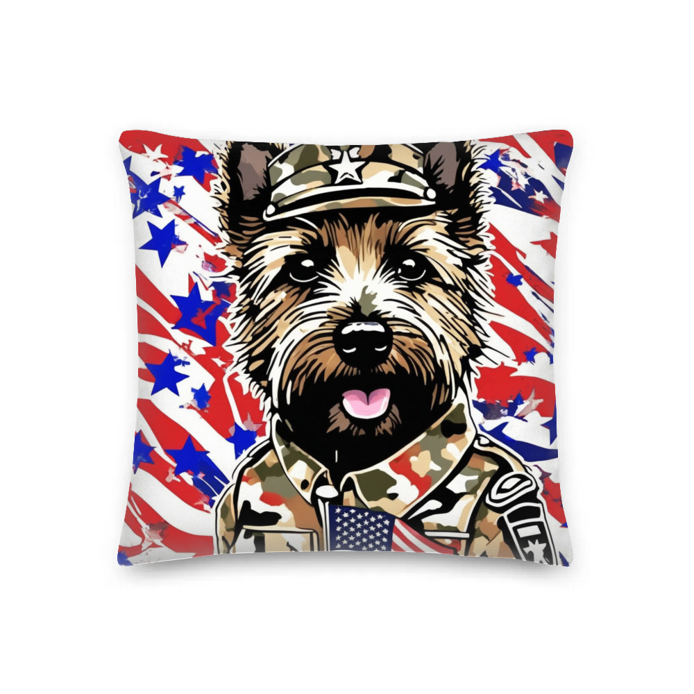 PugMug Custom Cairn Terrier Premium Pillow