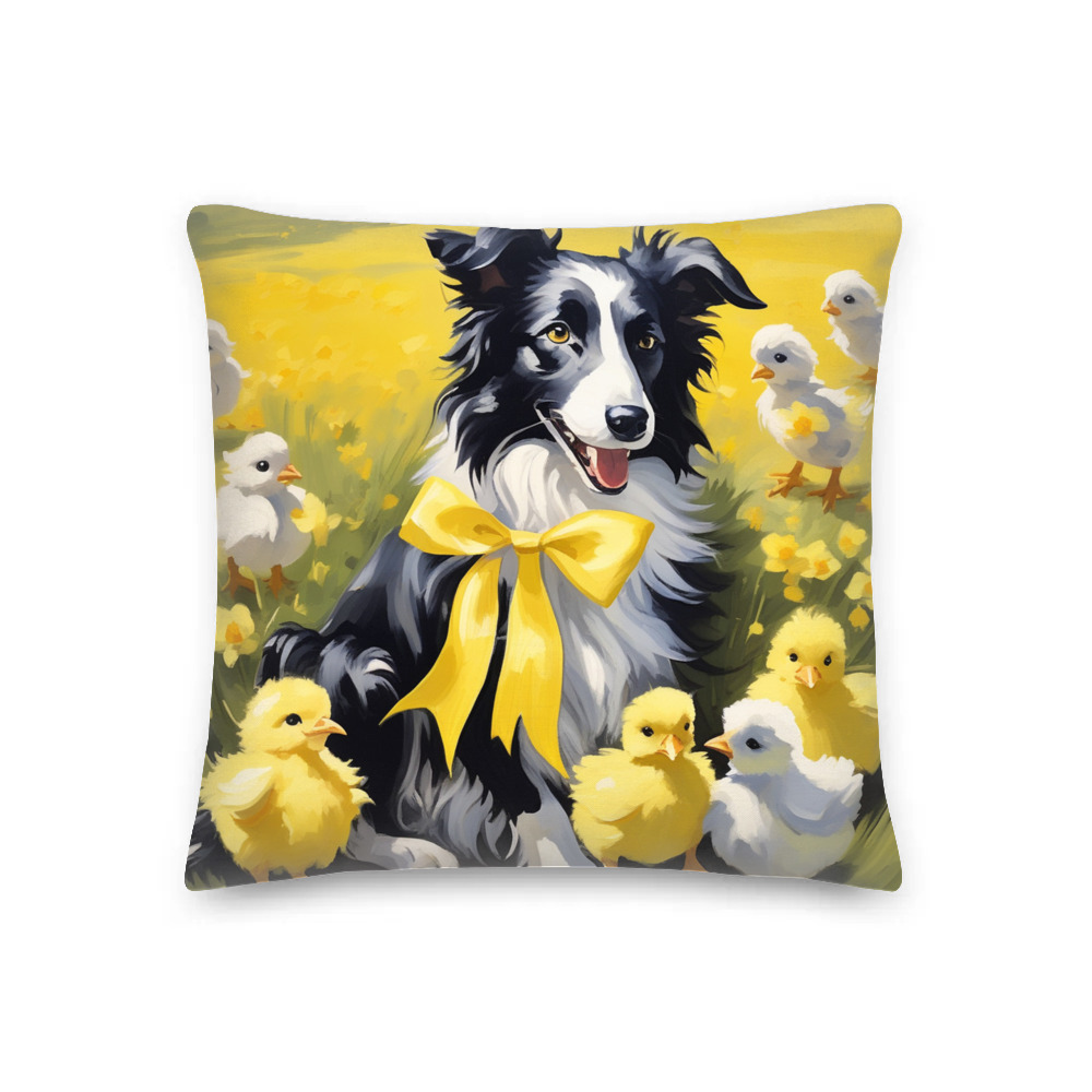 PugMug Custom Border Collie Premium Pillow