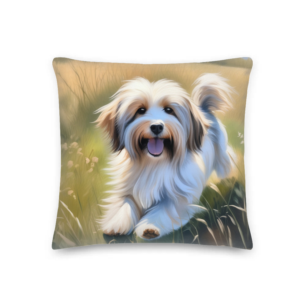 PugMug Custom Tan Havanese Dog Premium Pillow