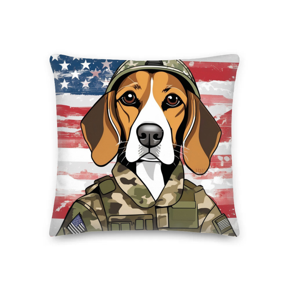 PugMug Custom Beagle Premium Pillow