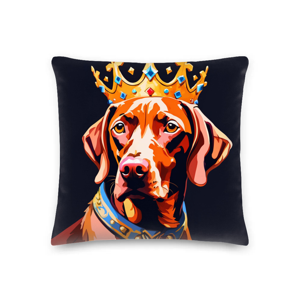 PugMug Custom Vizsla Premium Pillow