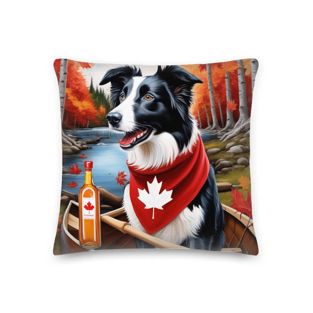 PugMug Custom Border Collie Premium Pillow
