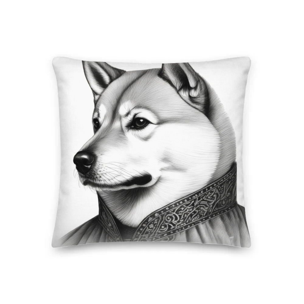 PugMug Custom Shiba Inu Premium Pillow