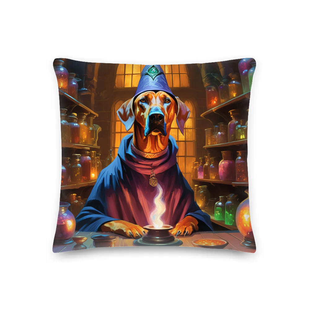 PugMug Custom Rhodesian Ridgeback Premium Pillow