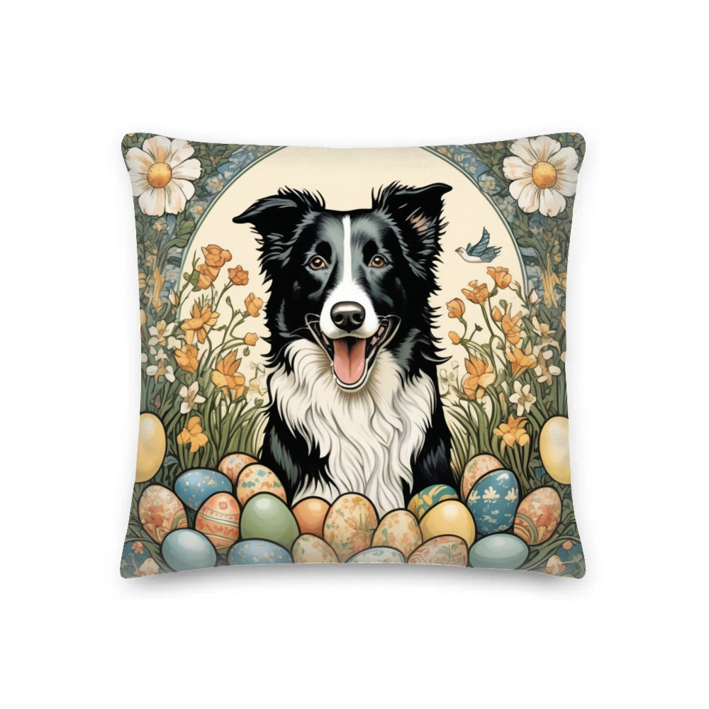 PugMug Custom Border Collie Premium Pillow