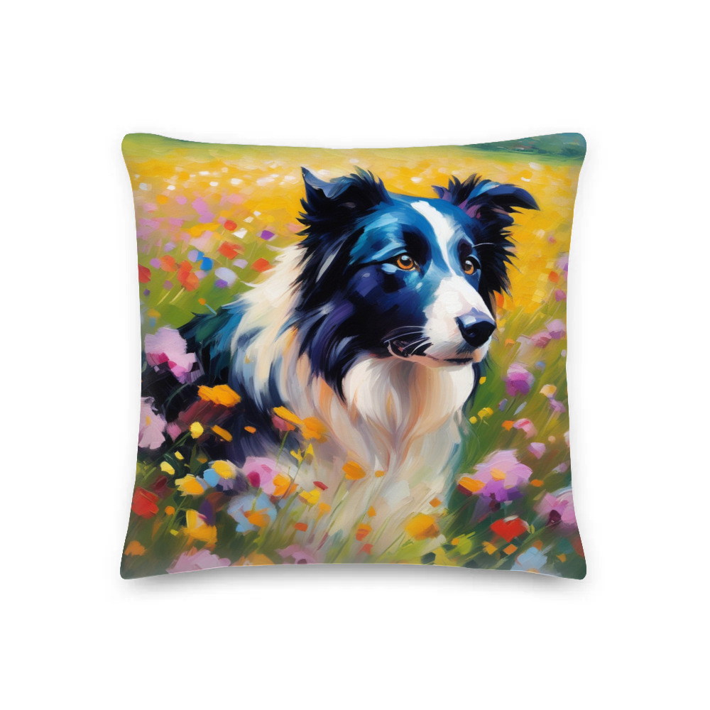 PugMug Custom Border Collie Premium Pillow