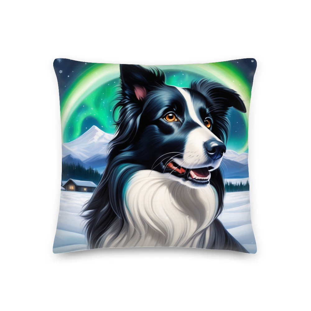 PugMug Custom Border Collie Premium Pillow