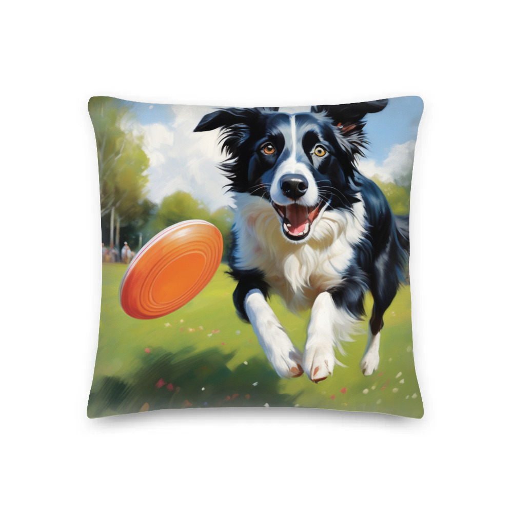 PugMug Custom Border Collie Premium Pillow