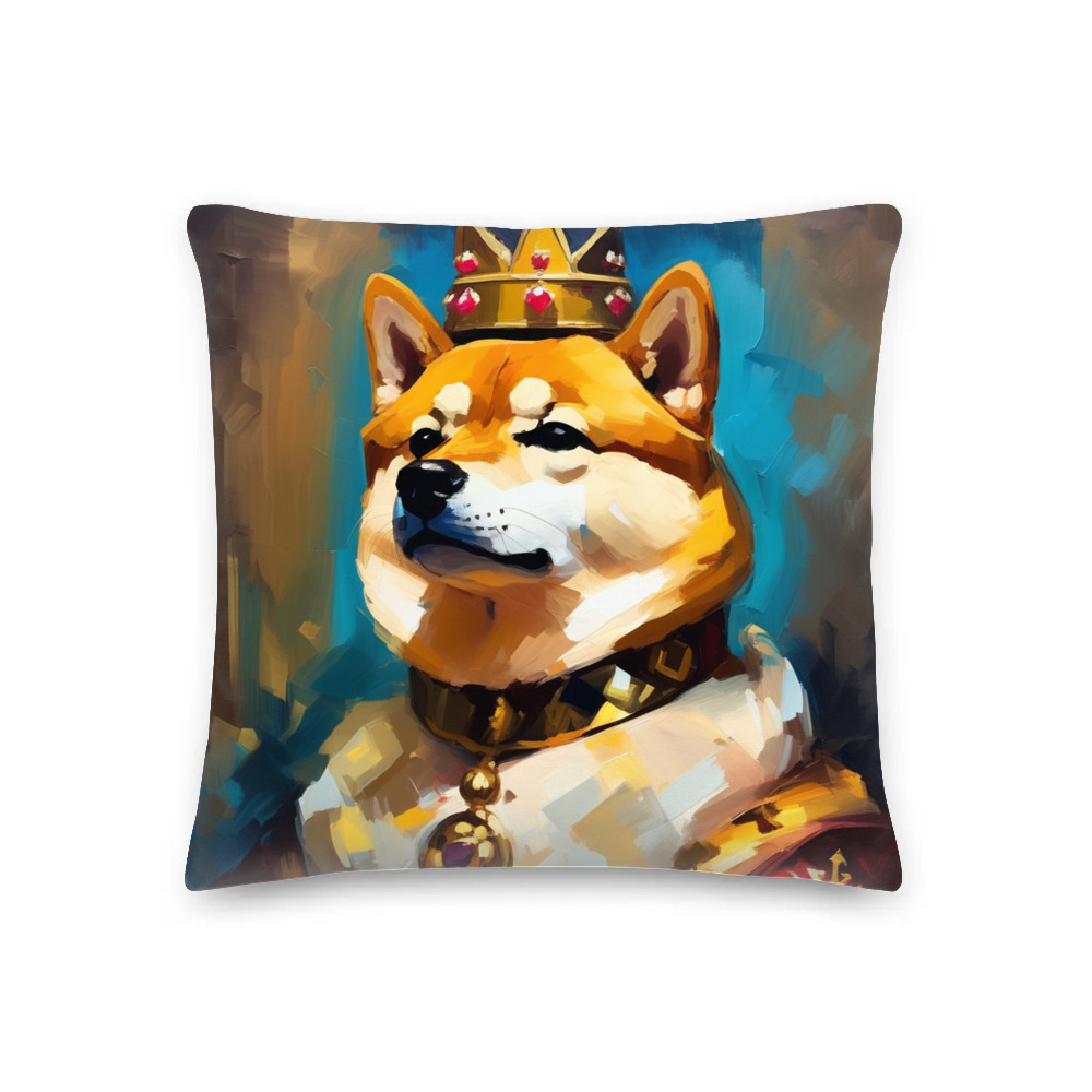 PugMug Custom Shiba Inu Premium Pillow
