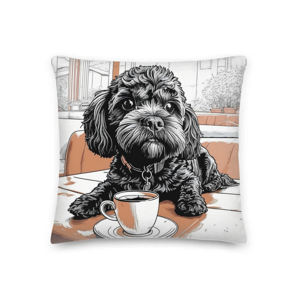 PugMug Custom Lily Premium Pillow