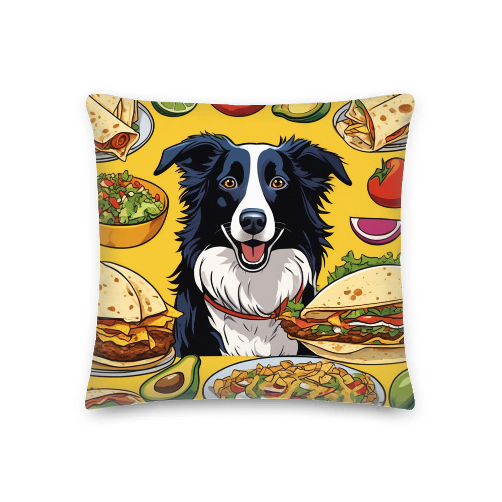 PugMug Custom Border Collie Premium Pillow
