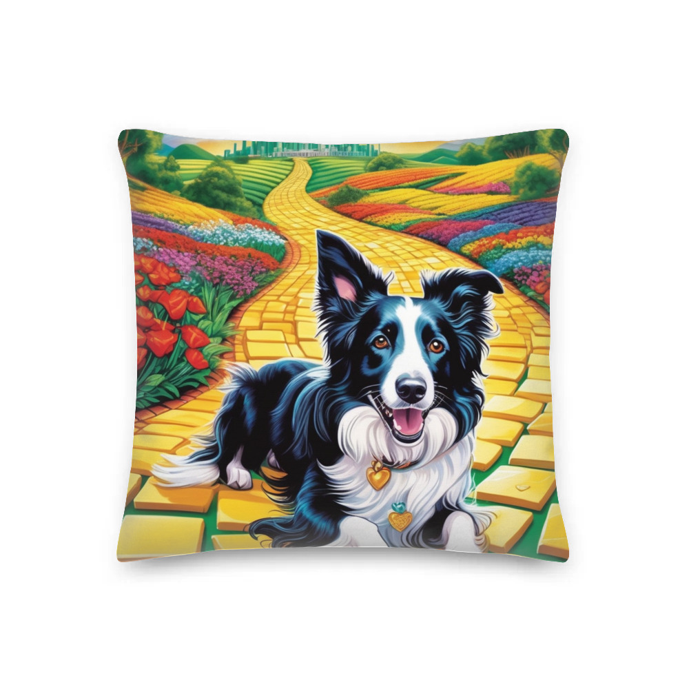 PugMug Custom Border Collie Premium Pillow