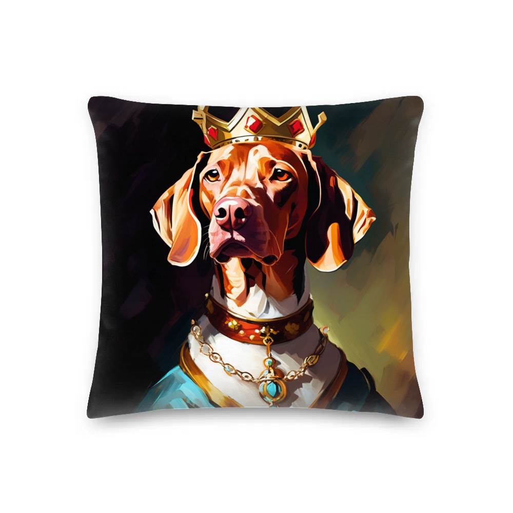 PugMug Custom Vizsla Premium Pillow
