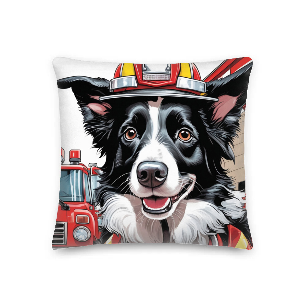 PugMug Custom Border Collie Premium Pillow