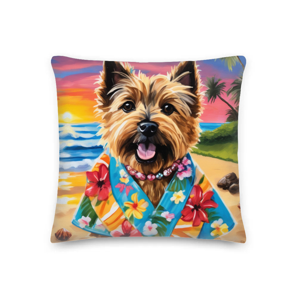 PugMug Custom Cairn Terrier Premium Pillow
