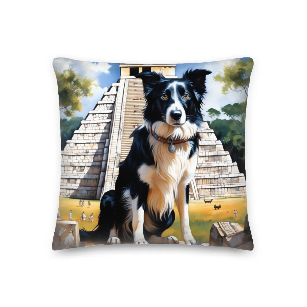 PugMug Custom Border Collie Premium Pillow