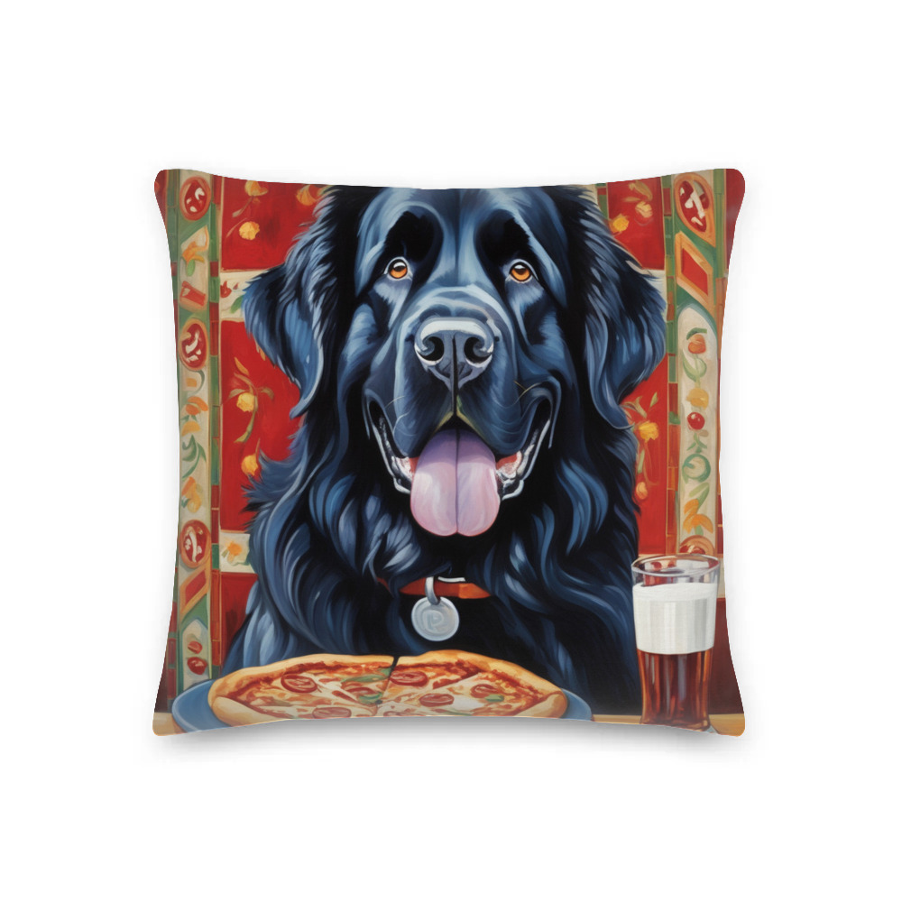 PugMug Custom Newfoundland Premium Pillow