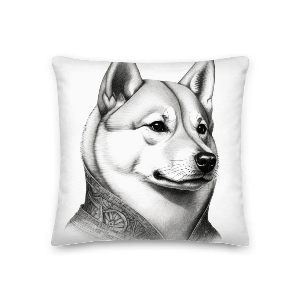 PugMug Custom Shiba Inu Premium Pillow