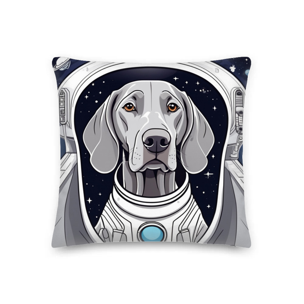 PugMug Custom Weimaraner Premium Pillow