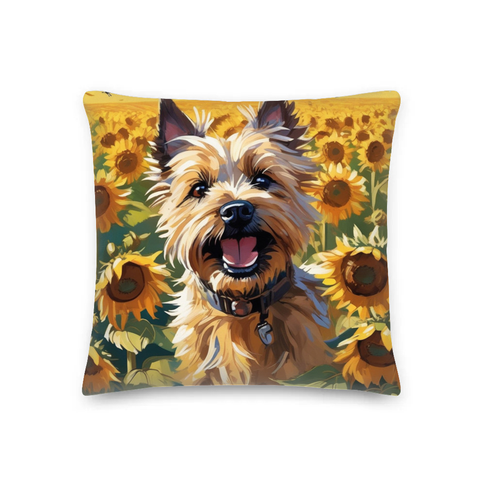 PugMug Custom Cairn Terrier Premium Pillow