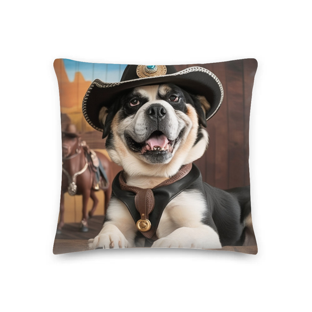 PugMug Custom McHenry Premium Pillow