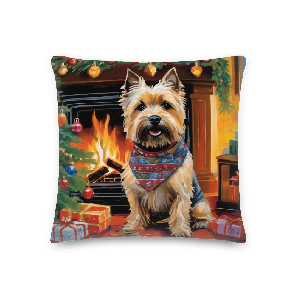 PugMug Custom Cairn Terrier Premium Pillow