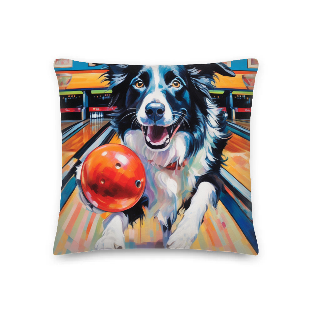 PugMug Custom Border Collie Premium Pillow