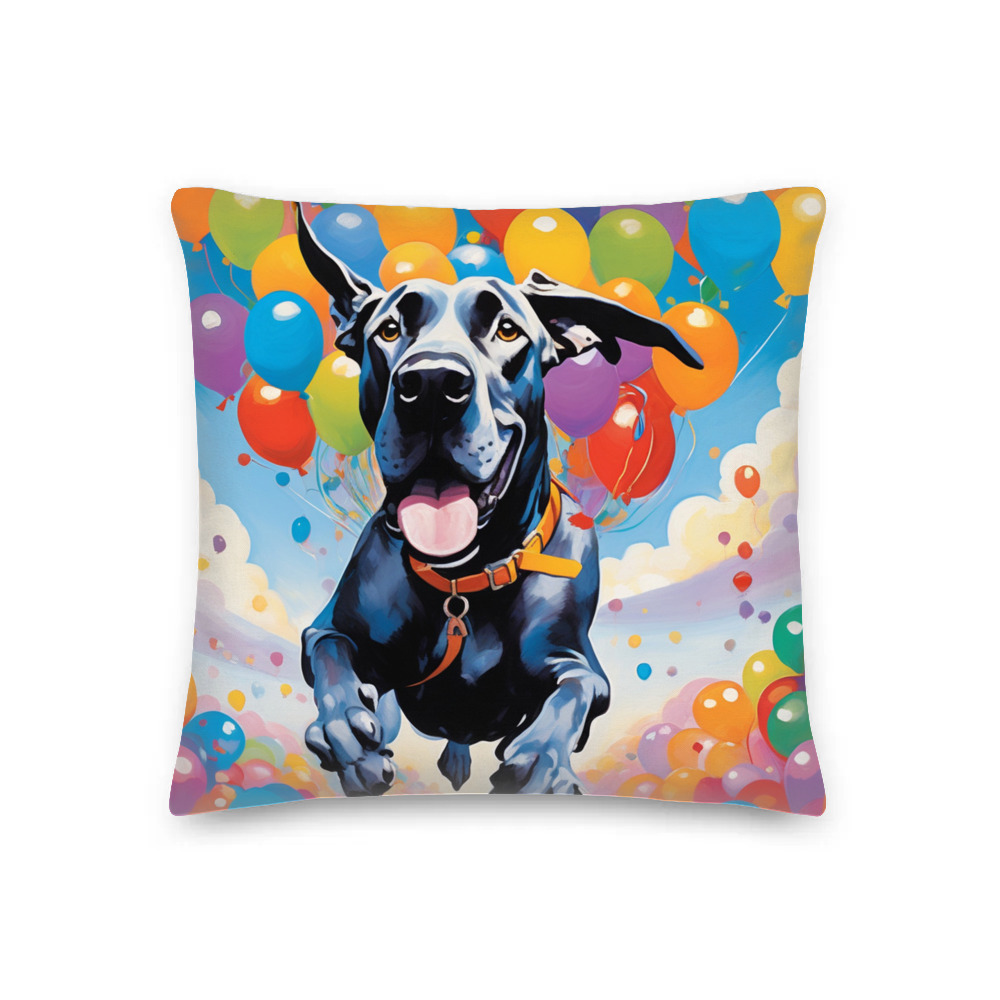 PugMug Custom Great Dane Premium Pillow