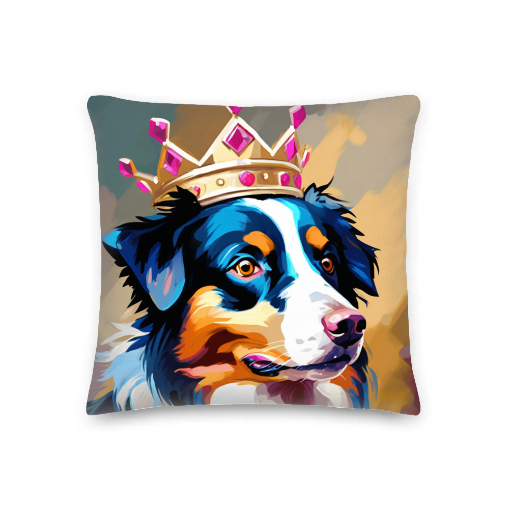 PugMug Custom Australian Shepherd Dog Premium Pillow