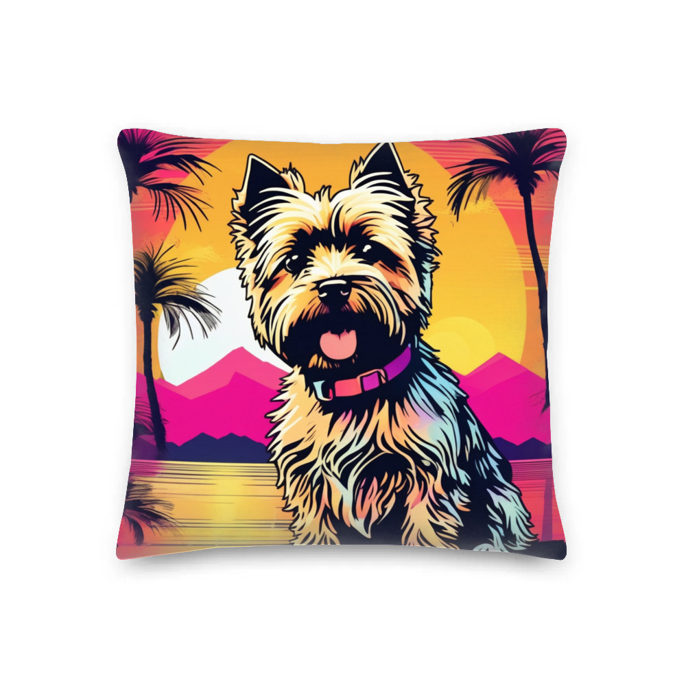 PugMug Custom Cairn Terrier Premium Pillow