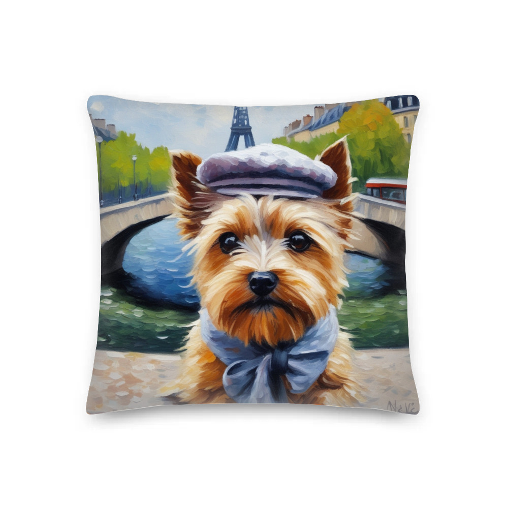 PugMug Custom Cairn Terrier Premium Pillow
