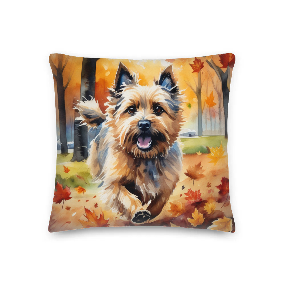PugMug Custom Cairn Terrier Premium Pillow