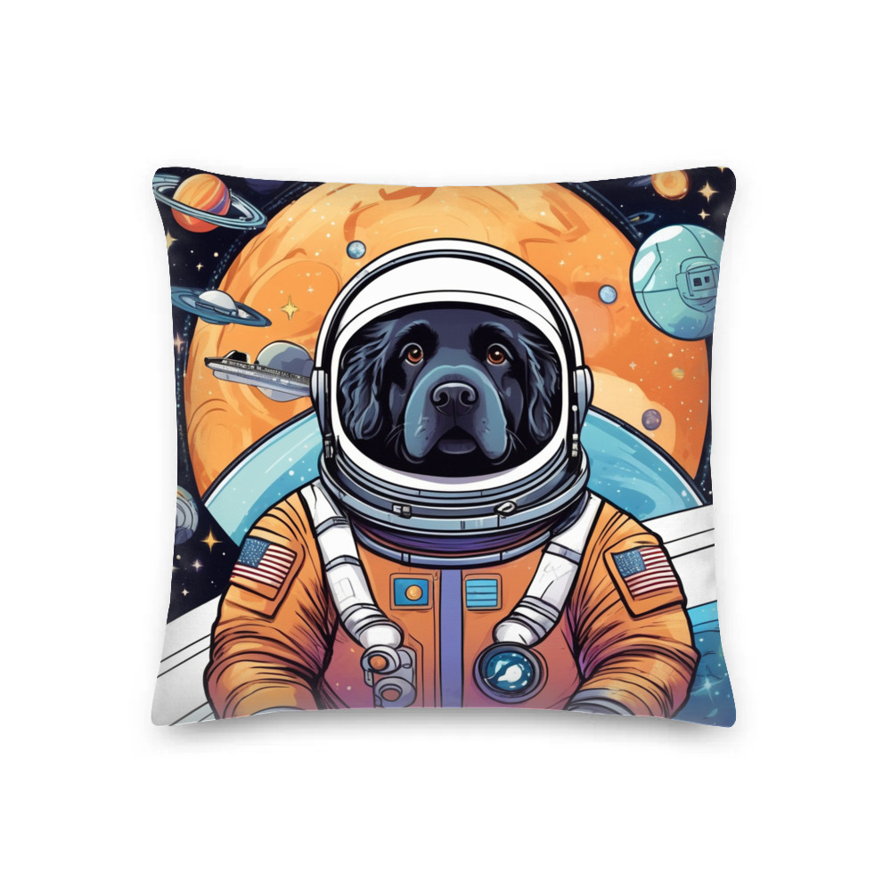 PugMug Custom Newfoundland Premium Pillow