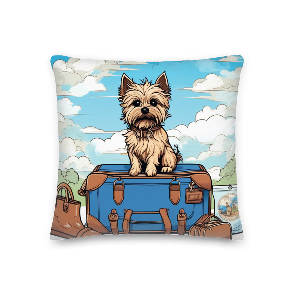 PugMug Custom Cairn Terrier Premium Pillow