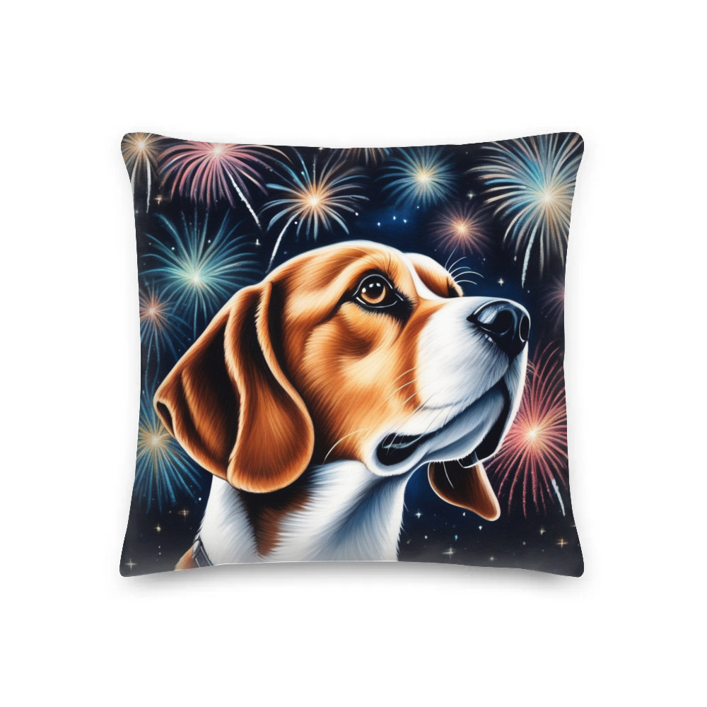 PugMug Custom Beagle Premium Pillow