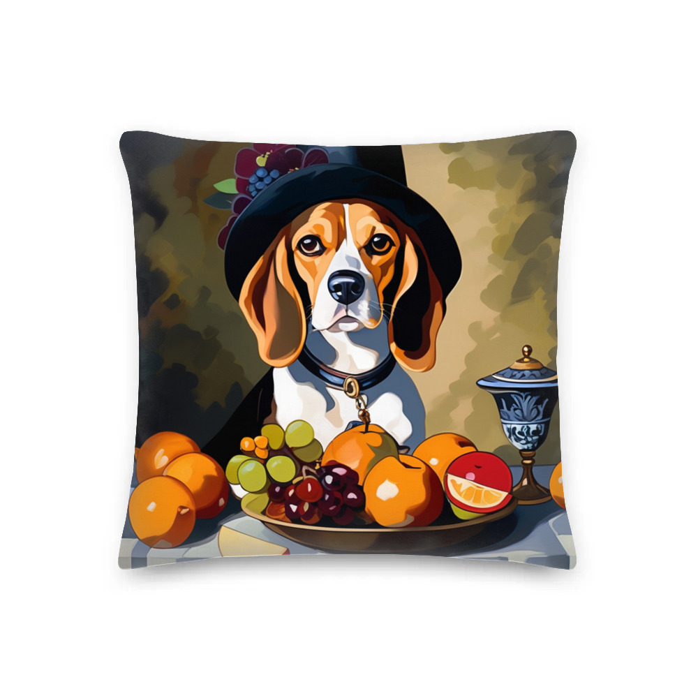 PugMug Custom Beagle Premium Pillow