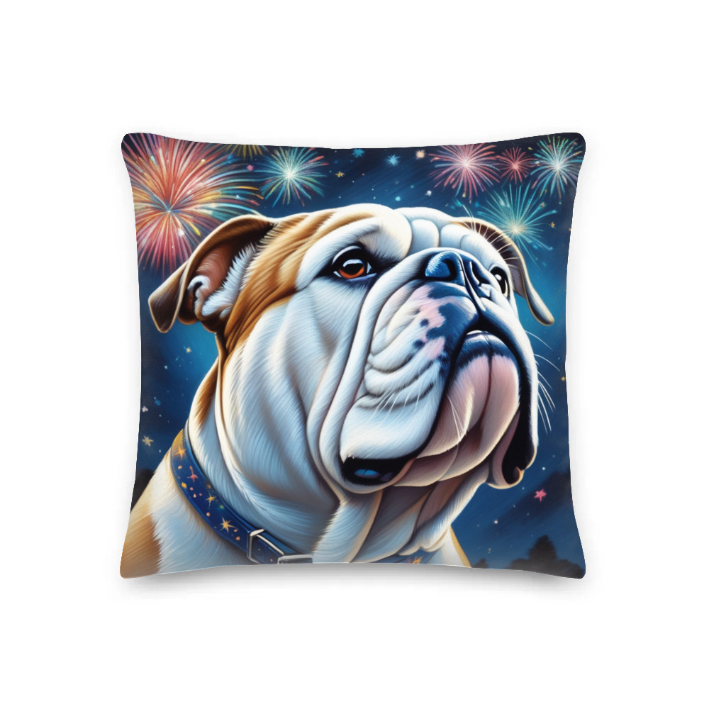 PugMug Custom Bulldog Premium Pillow