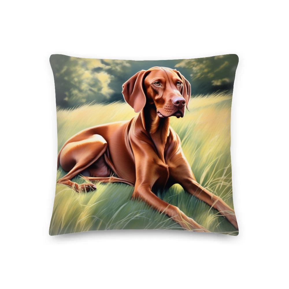 PugMug Custom Vizsla Premium Pillow