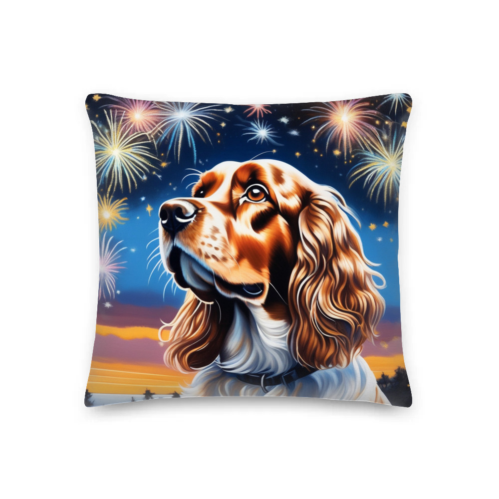 PugMug Custom English Cocker Spaniel Premium Pillow