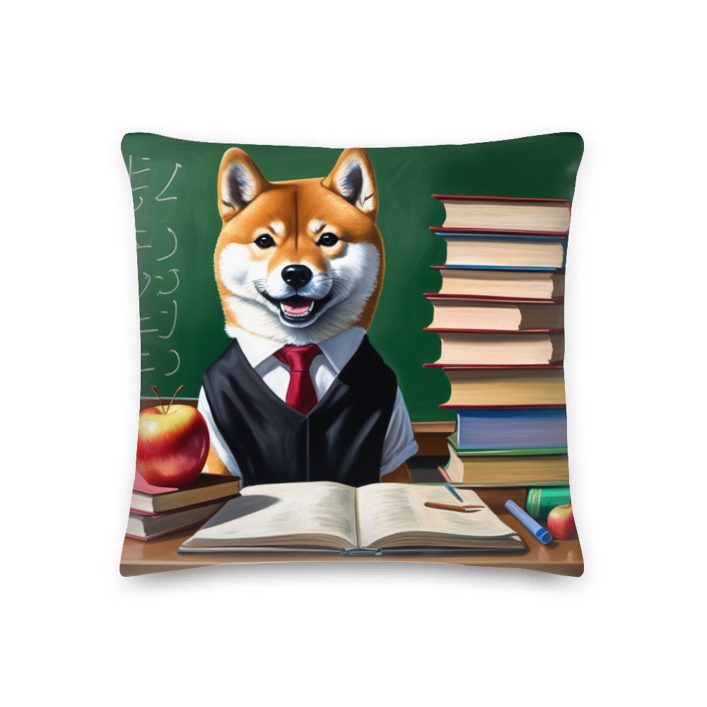 PugMug Custom Shiba Inu Premium Pillow