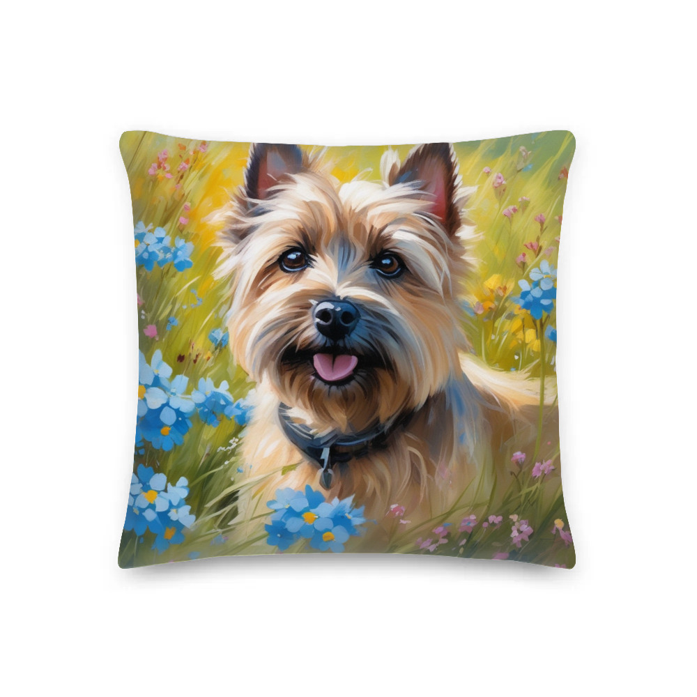 PugMug Custom Cairn Terrier Premium Pillow