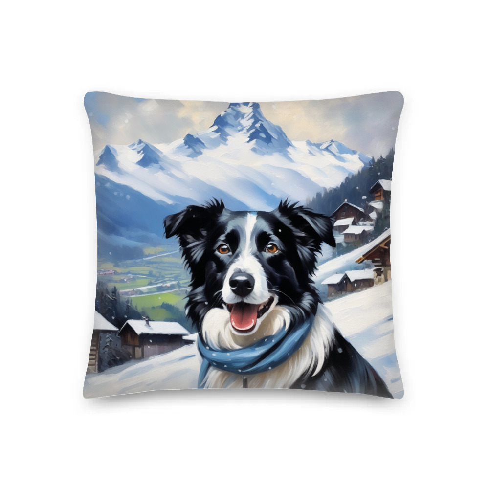 PugMug Custom Border Collie Premium Pillow