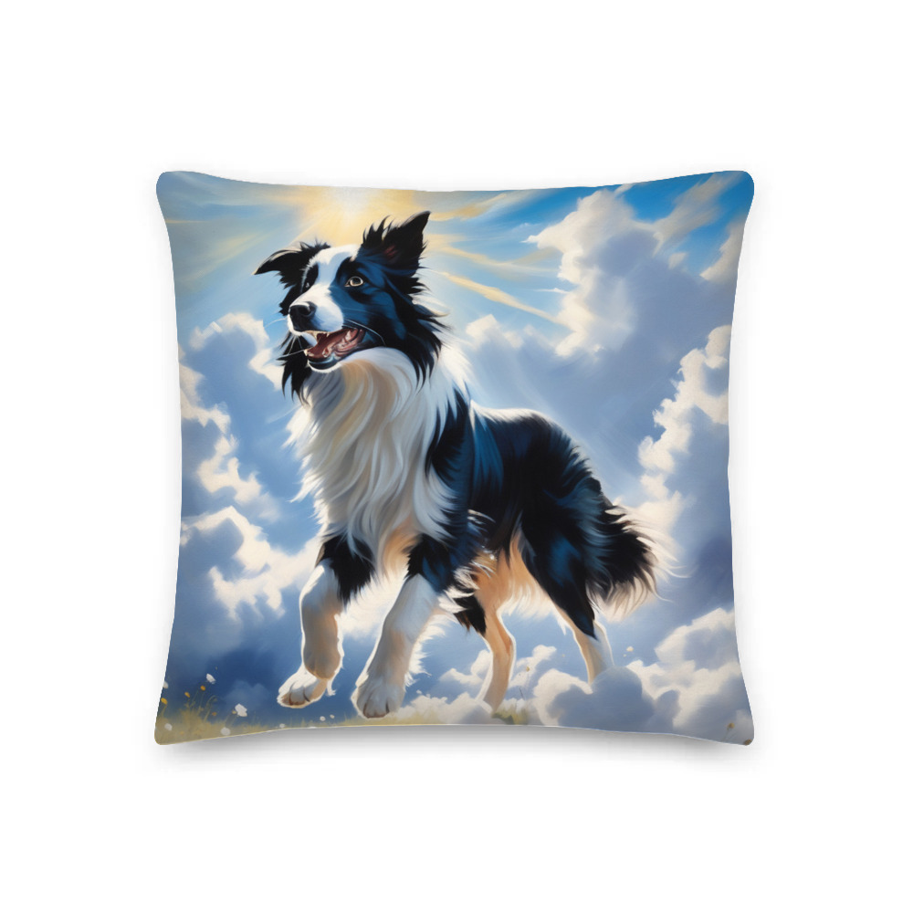 PugMug Custom Border Collie Premium Pillow