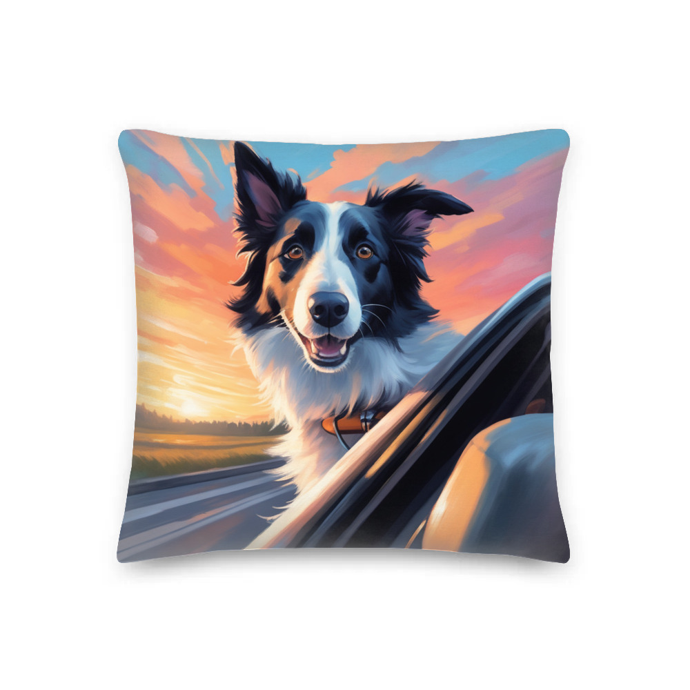 PugMug Custom Border Collie Premium Pillow