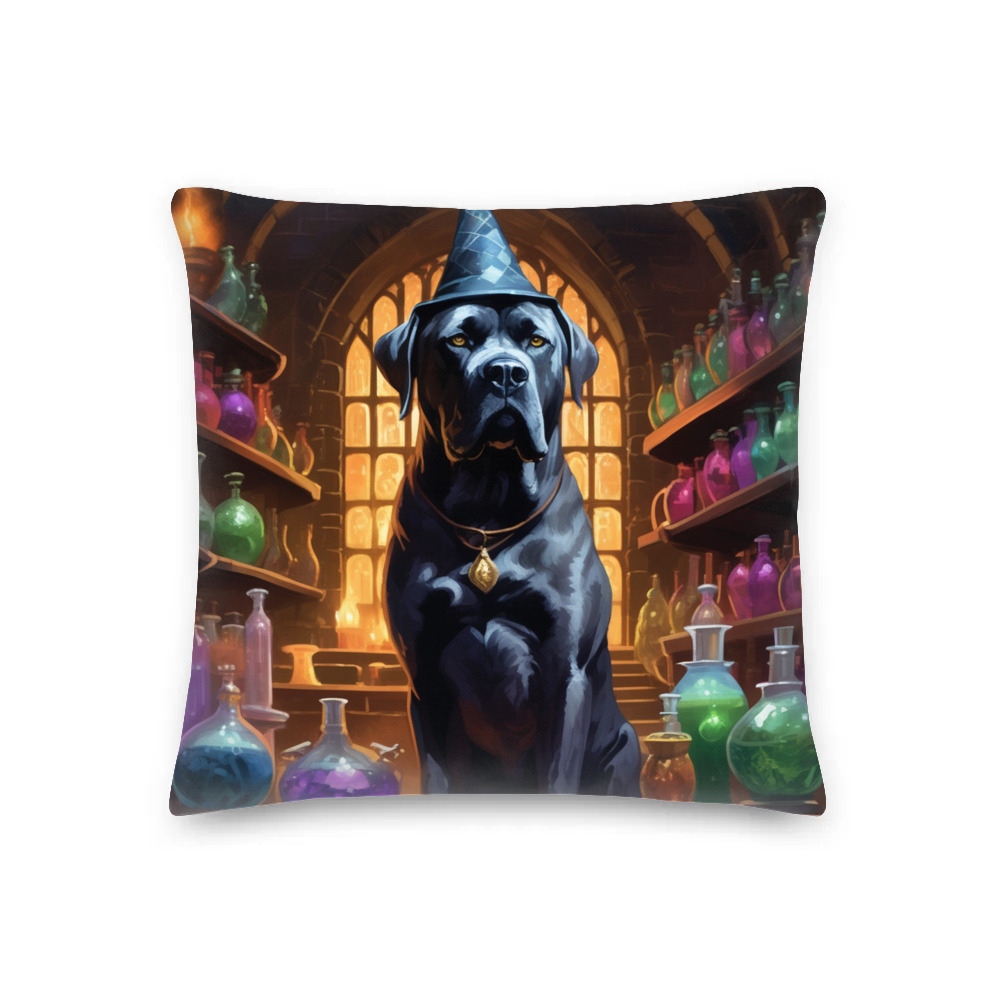 PugMug Custom Cane Corso Premium Pillow