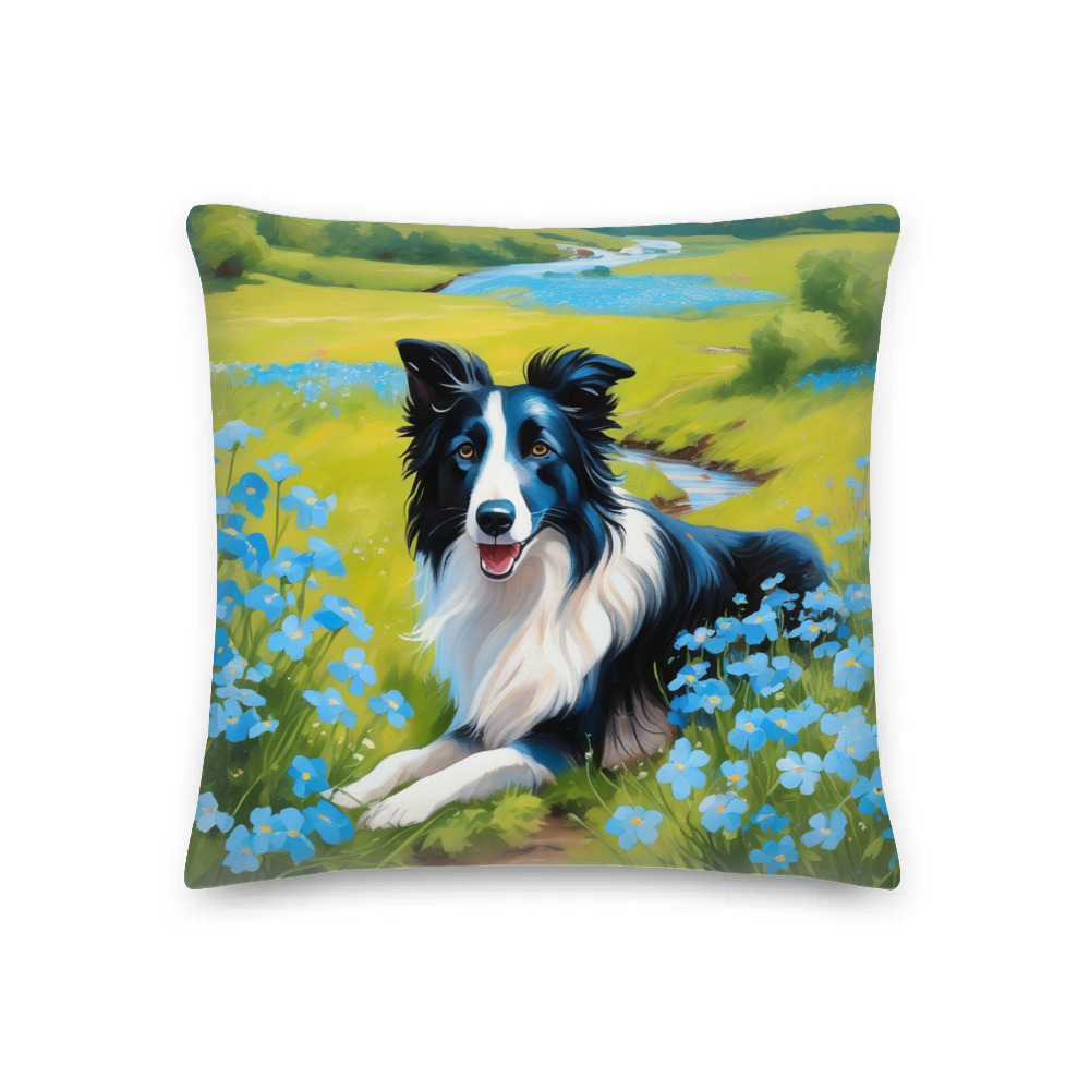 PugMug Custom Border Collie Premium Pillow