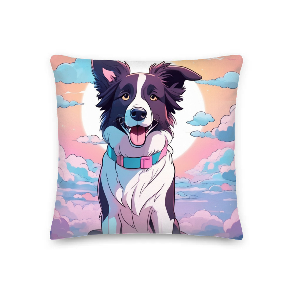 PugMug Custom Border Collie Premium Pillow
